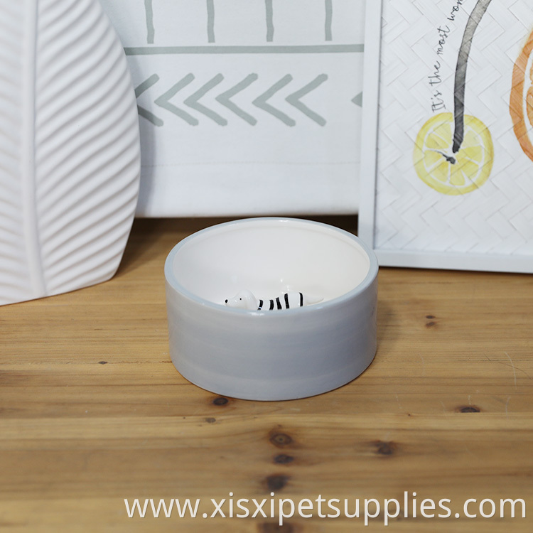 Customizable New Fashionable Enamel Ceramic Pet Bowls
